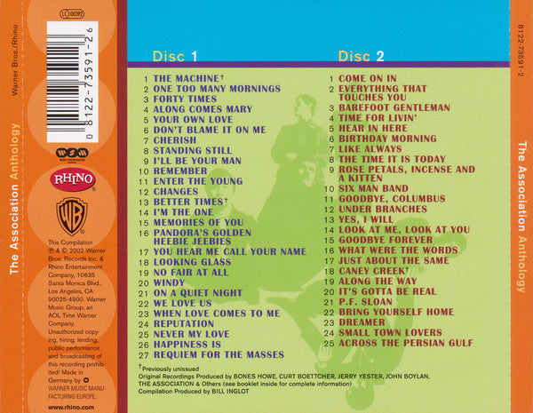 The Association (2) : Just The Right Sound - The Association Anthology (2xCD, Comp)