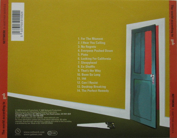 Gob (3) : The World According To Gob (CD, Album)