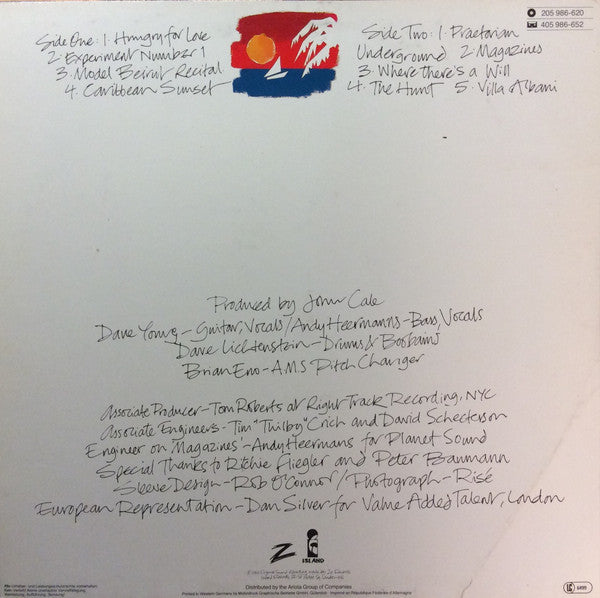 John Cale : Caribbean Sunset (LP, Album)