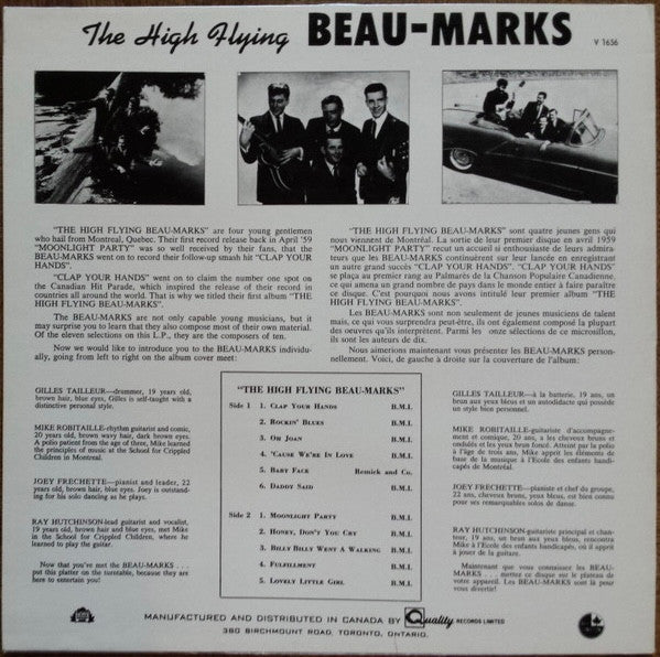 Beau Marks : The High Flying (LP, Album)