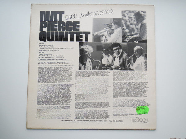 Nat Pierce Quintet Featuring Mary Ann McCall : 5400 North (LP, Album)