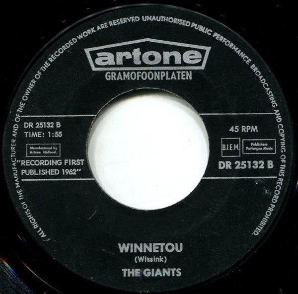 Willy And His Giants : Sarie Marijs (7", Single, Blu)