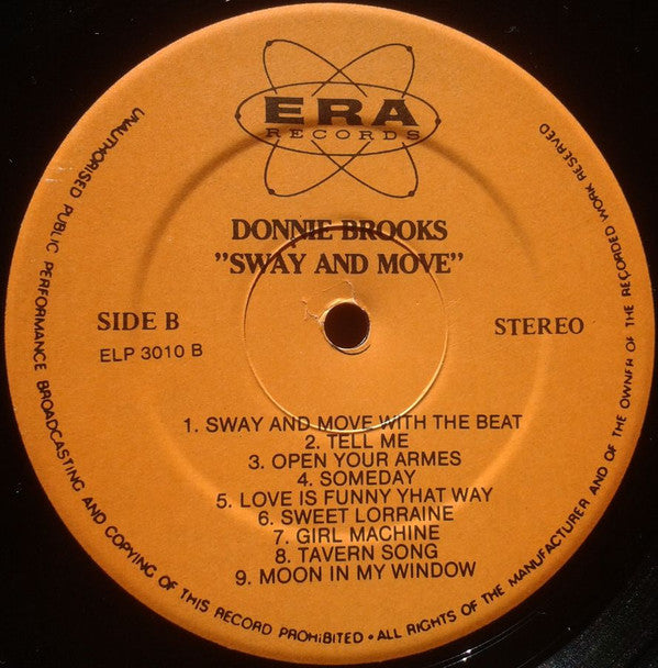 Donnie Brooks : Sway And Move With (LP, Album)