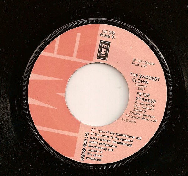 Peter Straker : Ragtime Piano Joe (7", Single)