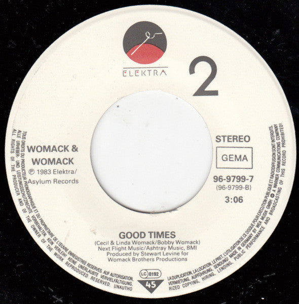 Womack & Womack : Love Wars (7", Single)