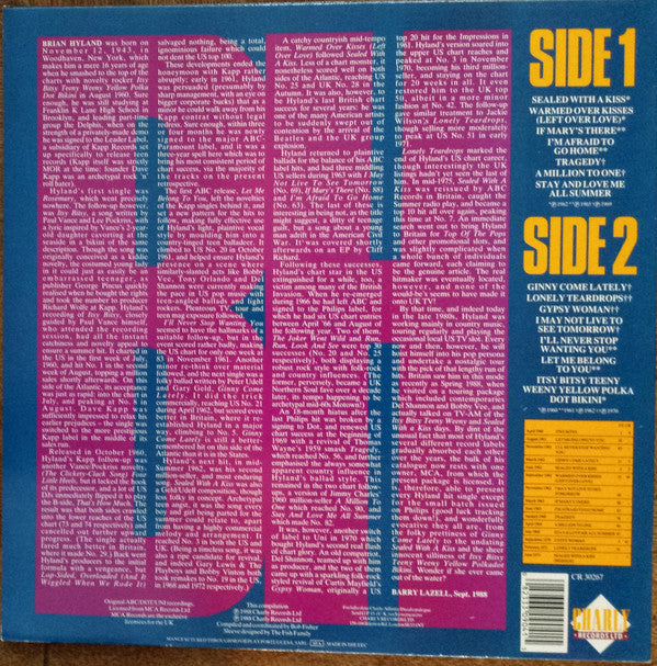 Brian Hyland : Golden Decade 1960 - 1970 (LP, Comp)