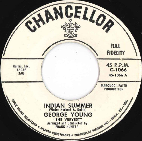 George Young (2) : Indian Summer / Autumn Lovers (7")