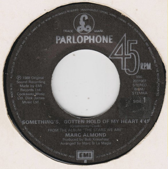 Marc Almond : Something's Gotten Hold Of My Heart (7")