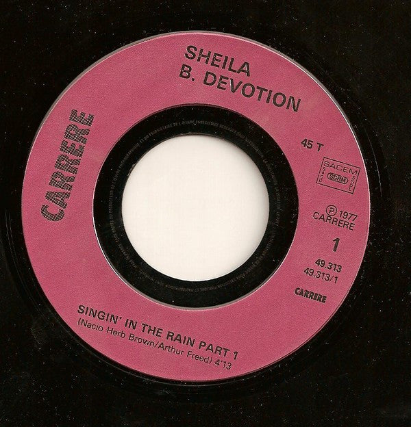 Sheila & B. Devotion : Singin' In The Rain (7", Single)
