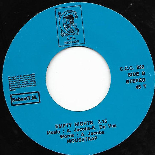 Mousetrap (4) : Empty Nights / Free (7", Single)