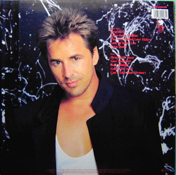 Don Johnson : Heartbeat (LP, Album, RE)
