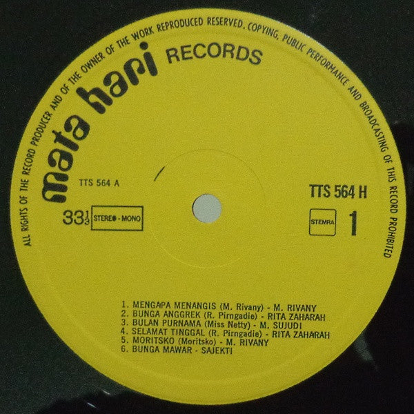 Various : Old Time Melodies In Krontjong (LP)