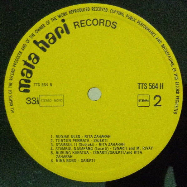 Various : Old Time Melodies In Krontjong (LP)