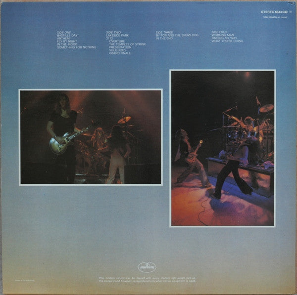 Rush : All The World's A Stage (2xLP, Album, Gat)