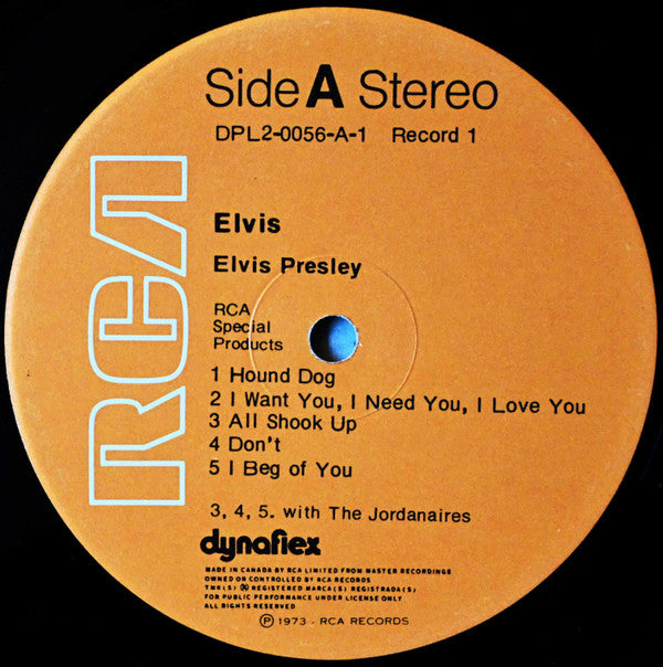Elvis Presley : Elvis (2xLP, Comp)