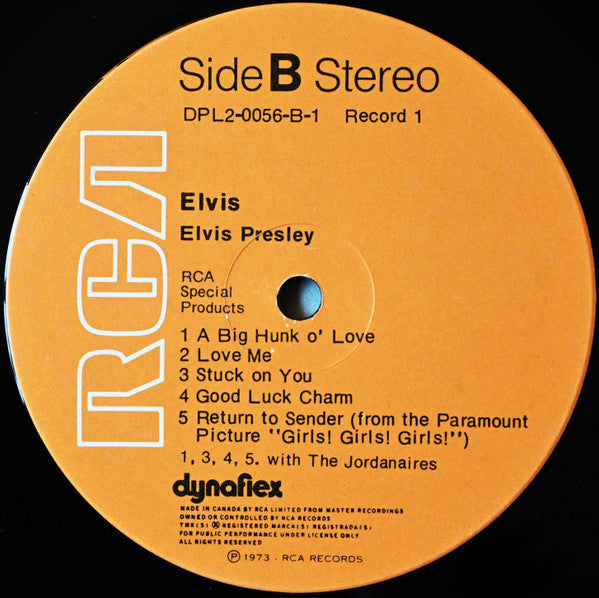 Elvis Presley : Elvis (2xLP, Comp)