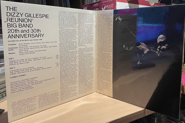 The Dizzy Gillespie Reunion Big Band : 20th And 30th Anniversary (LP, Album, RE, 180)