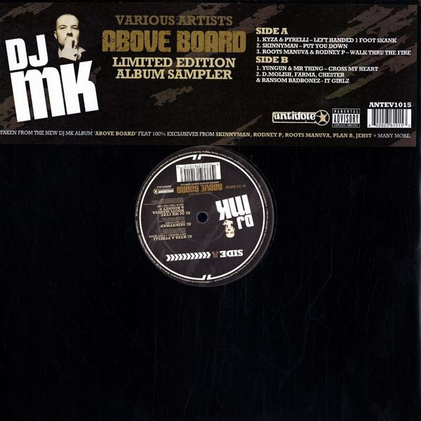 DJ MK : Above Board (Limited Edition Album Sampler) (12", Ltd, Smplr)