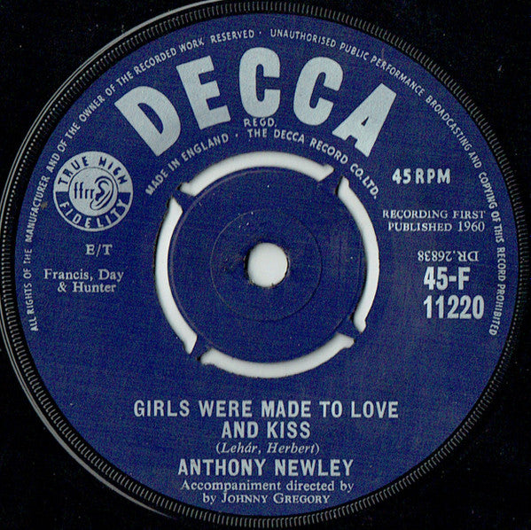 Anthony Newley : Do You Mind (7", Single)