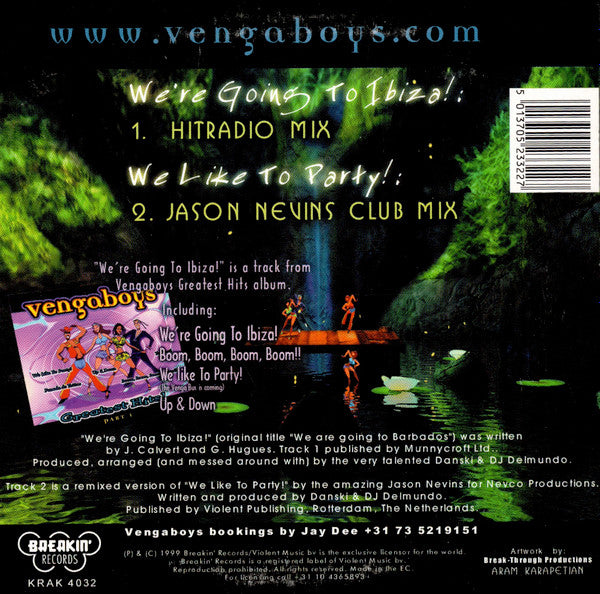 Vengaboys : We're Going To Ibiza! (CD, Single, Car)