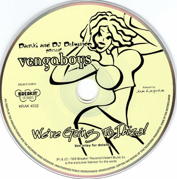 Vengaboys : We're Going To Ibiza! (CD, Single, Car)