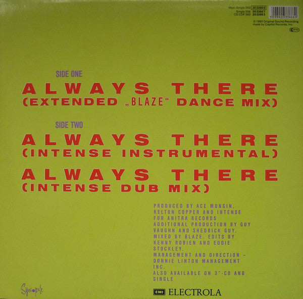 Charvoni : Always There (12", Maxi)