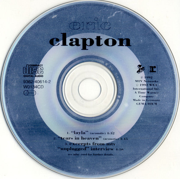 Eric Clapton : Layla (Acoustic) (CD, Single)