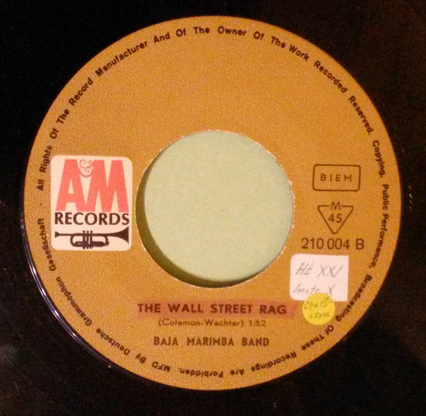 Baja Marimba Band : Along Comes Mary (7", Single, Mono)