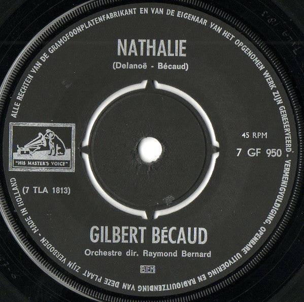 Gilbert Bécaud : Mon Arbre / Nathalie (7", Single)