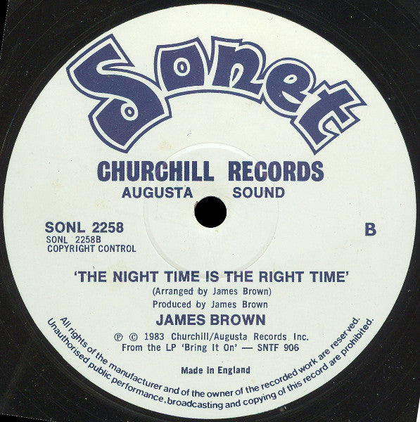 James Brown : Bring It On ... Bring It On (12")