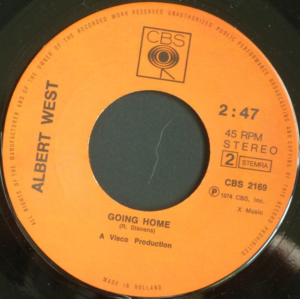 Albert West : Just One Of Life's Little Tragedies (7", Single)