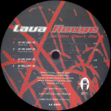 Lava Rouge : Do You Want Me (12")