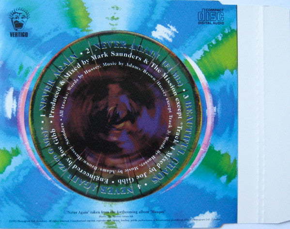 The Mission : Never Again (CD, Single)