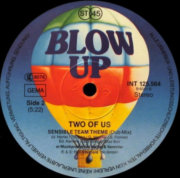 Two Of Us : Love Is So Sensible (12", Maxi)