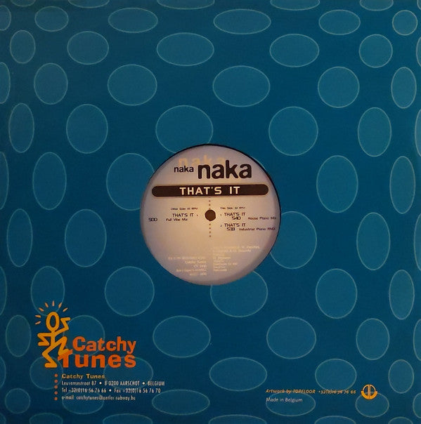 Naka : That's It (12")