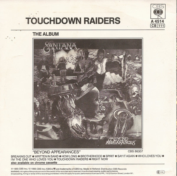 Santana : Say It Again (7", Single)