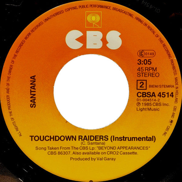 Santana : Say It Again (7", Single)