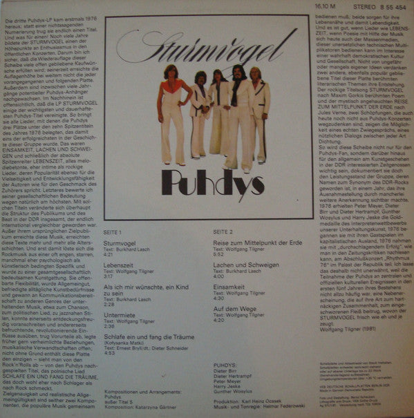 Puhdys : Puhdys 3: Sturmvogel (LP, Album, RE)