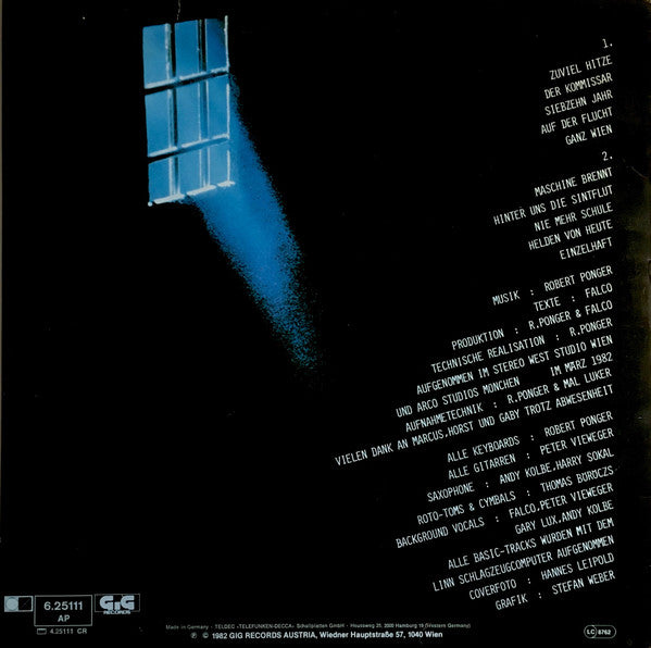 Falco : Einzelhaft (LP, Album)