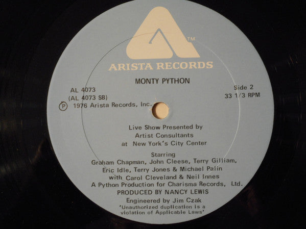 Monty Python : Live At City Center (LP)