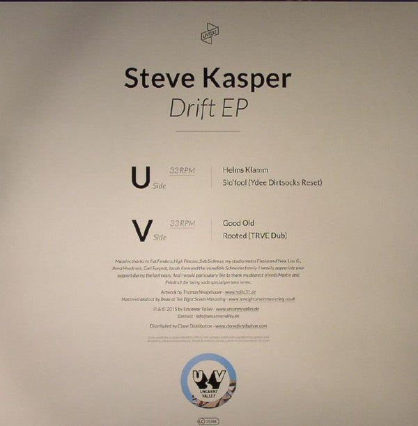Steve Kasper : Drift EP (12", EP)