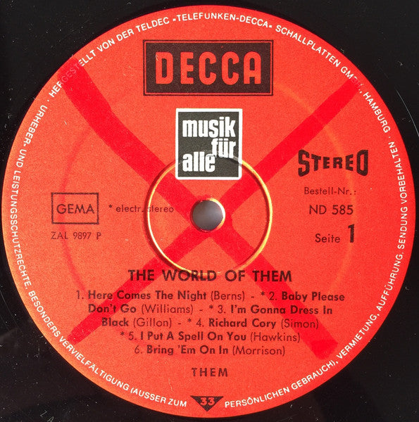 Them (3) : The World Of Them (LP, Comp)