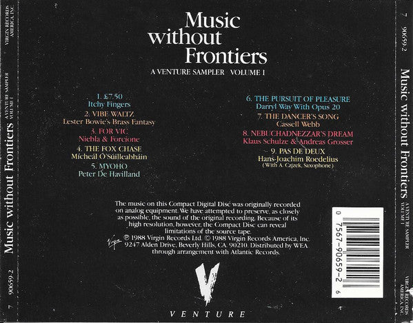 Various : Music Without Frontiers (CD, Comp)