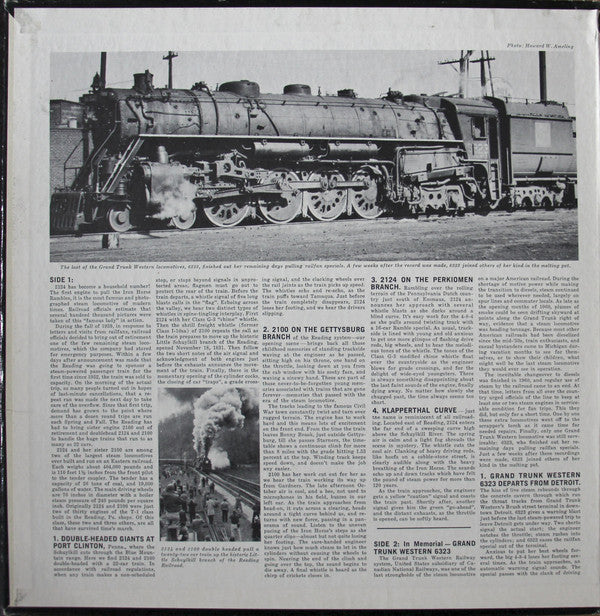 No Artist : Titans Of The High Iron - A Treasury Of Great Steam Engines (LP, Mono, Gat)