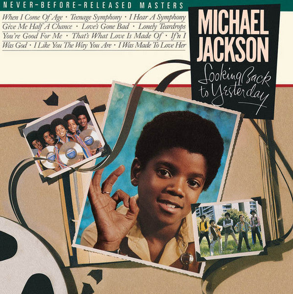 Michael Jackson : Looking Back To Yesterday (LP, Comp)