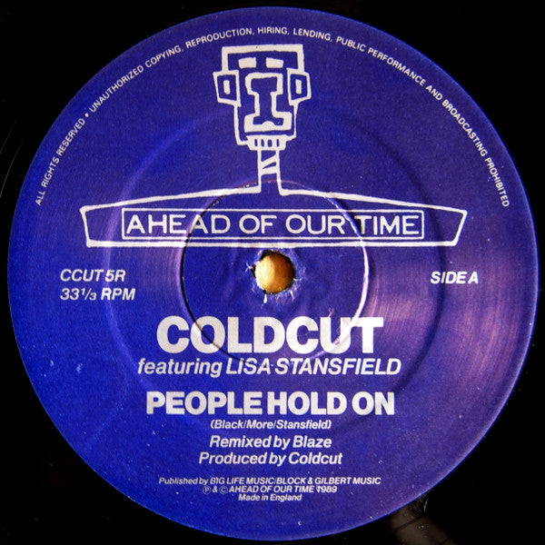 Coldcut Featuring Lisa Stansfield : People Hold On (The Blaze Mix) (12")