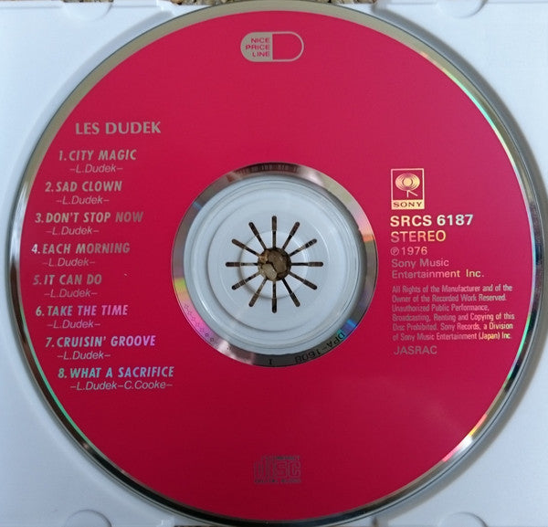 Les Dudek : Les Dudek (CD, Album, RE)