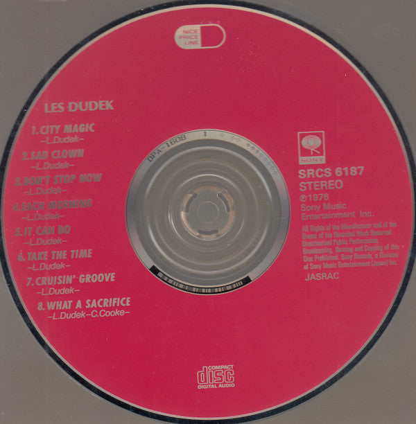 Les Dudek : Les Dudek (CD, Album, RE)