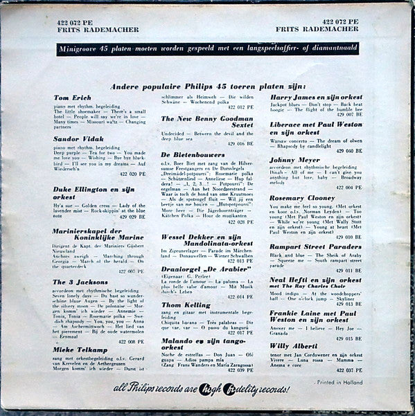 Frits Rademacher : Limburg (7", EP)