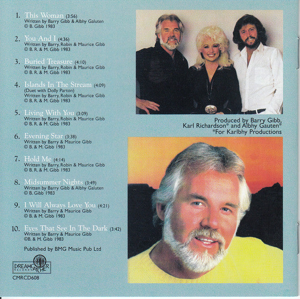 Kenny Rogers : Eyes That See In The Dark (CD, Album, RE)